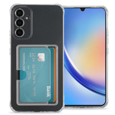 Afbeelding van Samsung Galaxy A34 (5G) Hoesje Siliconen en TPU (zacht) iMoshion Softcase/Backcover Transparant Telefoonhoesje