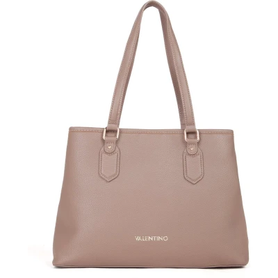 Afbeelding van Valentino Bags Brixton Handtas, Dames, Maat: One Size, Taupe