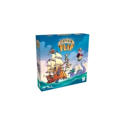 Afbeelding van Asmodee Play Punk Captain Flip bordspellen strategiespellen spel voor volwassenen en kinderen vanaf 8 jaar 2 tot 5 spelers Franse versie