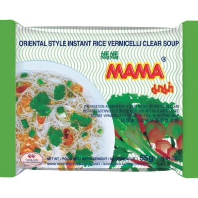 Afbeelding van MAMA Instant Rijst Vermicelli Heldere Soep Multipack (30 X 55 GR)