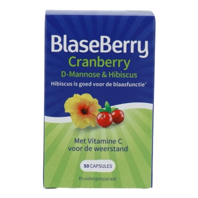 Afbeelding van Blaseberry Blasecare Cranberry D mannose, 50 capsules