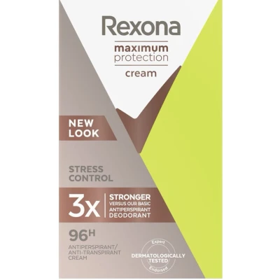 Afbeelding van Rexona Deo Cream Stick Dames Maximale bescherming Stress Control 45ml