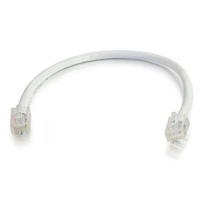 Afbeelding van C2G 2M Cat5e Ethernet RJ45 hoge snelheid netwerk kabel, LAN Lead wit PVC UTP Patch kabel