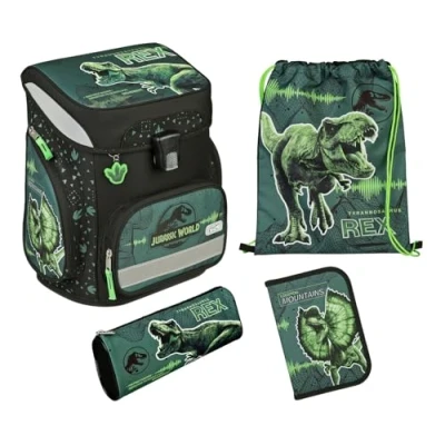 Afbeelding van Scooli Schooltas EasyFit, Jurassic World (5 delig)