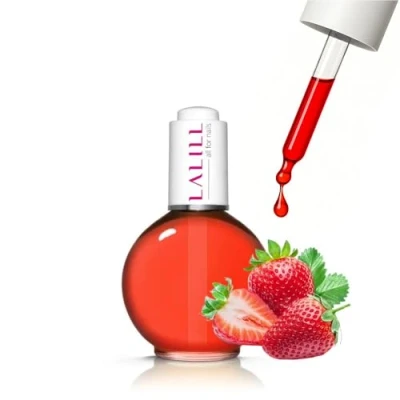 Afbeelding van LALILL Nagelriemolie 75ml Nagelverzorging Aardbei Nagelolie voor Nagels Nagelriemen SPA Manicure Nagel Design Handen Veganistisch Met Pipet