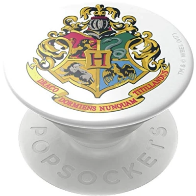 Afbeelding van Popsockets Popgrip Uittrekbare Greep En Standaard Voor Smartphones Tablets Met Een Verwisselbare Poptop Hogwarts