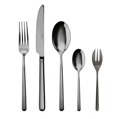Afbeelding van Bestekset Sambonet Linear PVD Black (30 Delig)