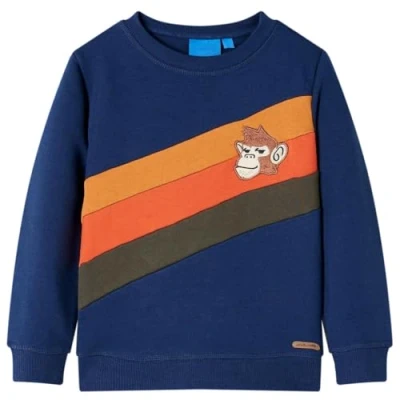 Afbeelding van Kindertrui 128 marineblauw