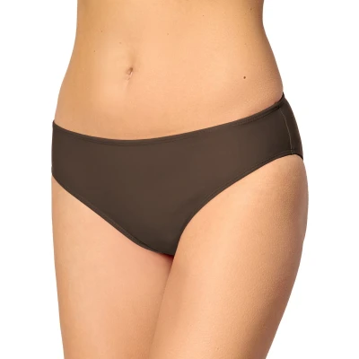 Afbeelding van Merry Style Dames Zwembroek Bikinibroekje Elastische tailleband Polyamide &amp; Elastaan Bruin(8157) 36 MS VR Brief 1