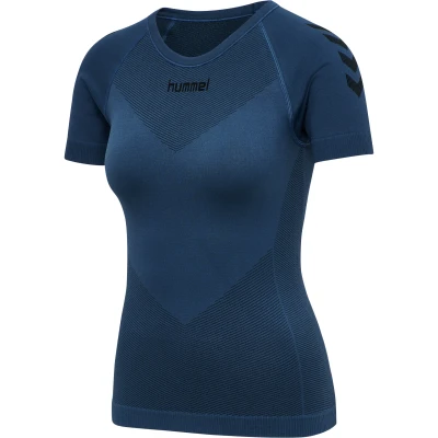 Afbeelding van Hummel First Seamless Hemd, Dames, Maat: 38/40, Dark denim