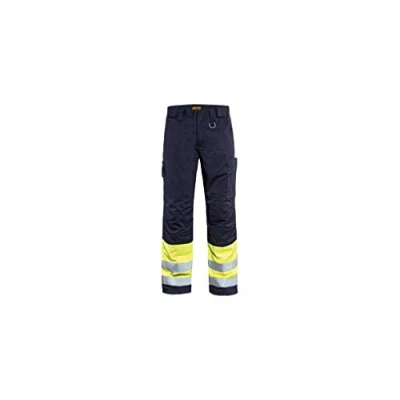 Afbeelding van Blaklader Multinorm Winterwerkbroek 1869 1514 Marine/High Vis Geel C56