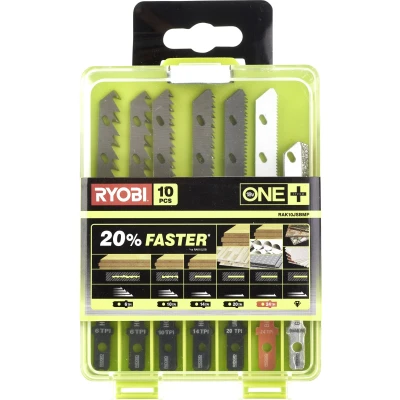 Afbeelding van Ryobi RAK10JSBMP 10 delig Decoupeerzaagblad Set compatibel met RJS720, RJS750, RJS850, RJS980 en RJS1050 5132002812