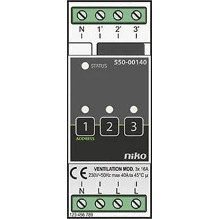Afbeelding van Niko home control ventilatiemodule 550 00140