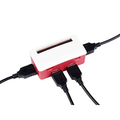 Afbeelding van USB HUB Box Kit voor Raspberry Pi Zero/Zero W/Zero WH, Extended 4x poorten compatibel met 2.0/1.1, hoed (B) binnen, Pogo Pin Design, mat gepolijst oppervlak, mooi en stofdicht
