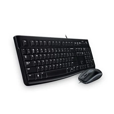 Afbeelding van Logitech Desktop MK120 toetsenbord Inclusief muis USB QWERTZ Tsjechisch Zwart