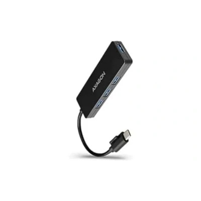 Afbeelding van AXAGON HUE G1C 4x USB3.2 Gen 1 SLIM hub w. 14cm Type C cable *USBCM *USBAF