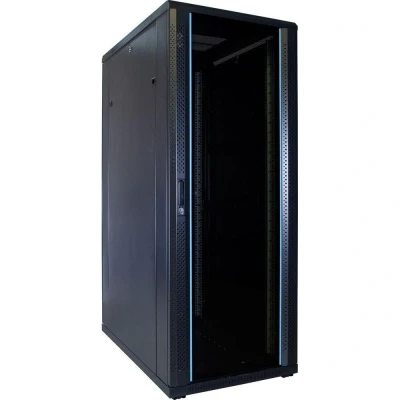 Afbeelding van DSIT 32U serverkast / serverbehuizing met glazen deur 600x1000x1600mm (BxDxH) 19 inch