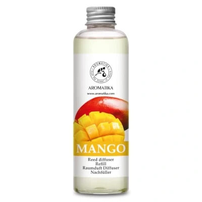 Afbeelding van Navulling geurstokjes Mango 200ml Intensieve Verse Langdurige en Frisse Geur Verdampingsduur van 20 weken Aromatherapie Diffuser Luchtverfrisser huisparfum geurolie hergebruik geurverspreider Aromatika