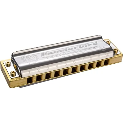 Afbeelding van Hohner Thunderbird marine Band Low G mondharmonica