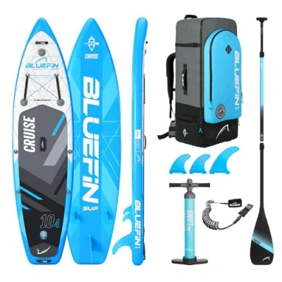 Afbeelding van Bluefin SUP Cruise 10&#039;4 Opblaasbaar Paddleboard voor volwassenen Makkelijk en Veilig Mee Te Nemen accessoires Inbegrepen,Legacy Blauw