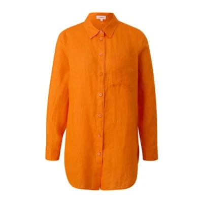 Afbeelding van s.Oliver linnen blouse lange mouwen, 2310, 36