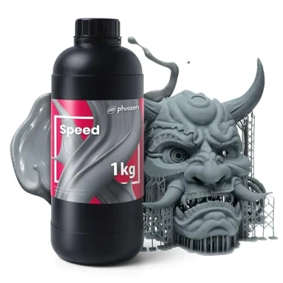 Afbeelding van Phrozen Speed 3D Printer Resin 405nm Standaard hars voor LCD/MSLA/DLP 8x Sneller, gemakkelijk te printen Grijs (1kg)