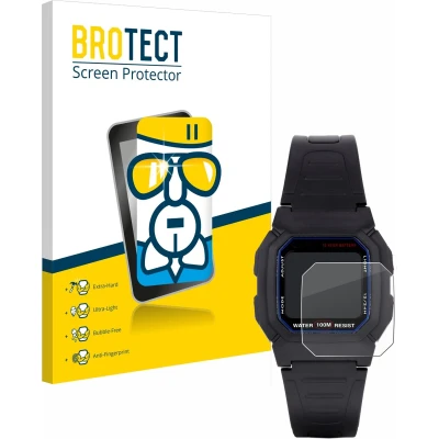 Afbeelding van BROTECT Screenprotector voor Casio W 800H 1AVES Folie Beschermfolie Beschermglas transparant