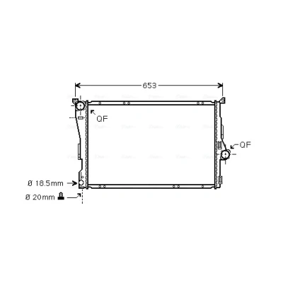 Afbeelding van Ava Cooling Radiateur BWA2278