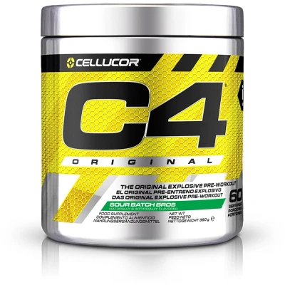 Afbeelding van Cellucor C4 Pre Workout Original (60 Serveringen) 390 gram Sour Batch Bros
