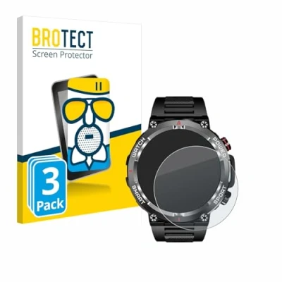 Afbeelding van BROTECT AirGlass Verre Mat, Smartwatch beschermfolie, Grijs