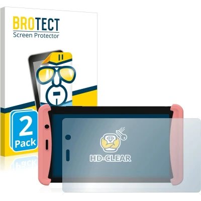 Afbeelding van BROTECT (2 Stuks) Schermbeschermer voor Kurio Tab Lite 2 Screen Protector Transparant