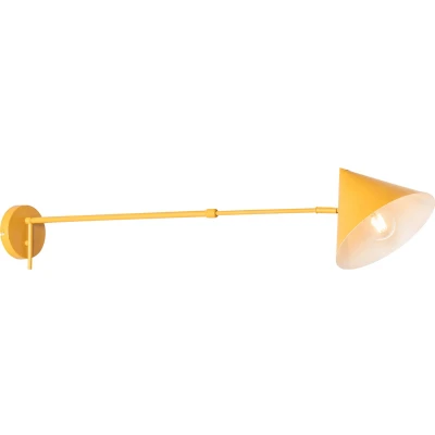 Afbeelding van QAZQA Design wandlamp geel verstelbaar Triangolo