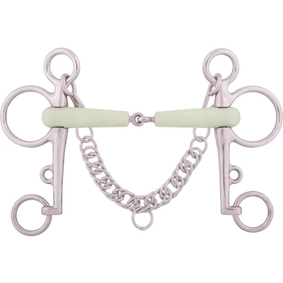 Afbeelding van BR Enkel Gebroken Pelhambit Apple Mouth 18 mm 12,5 1 Kleur Grijs