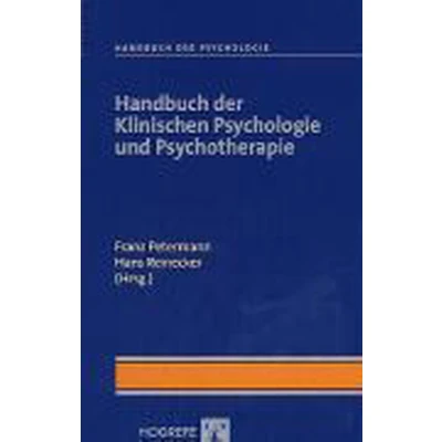 Afbeelding van Handbuch der Klinischen Psychologie