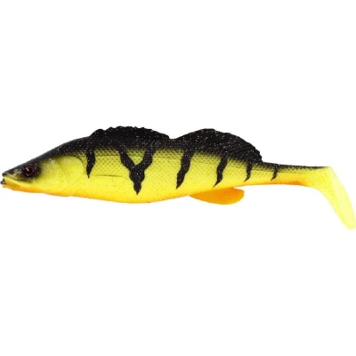Afbeelding van Westin Zanderteez Shadtail Shad Box Fire Perch 17cm 56g (16 stuks)