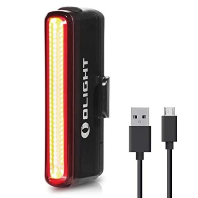 Afbeelding van OLIGHT SEEMEE 30C Fietsachterlicht LED 30 LUMEN Rode fietszaklamp 5 modi Waterdicht IPX6 TYPE C Krachtig verkeersachterlicht