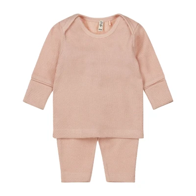 Afbeelding van Dirkje broek + longsleeve roze