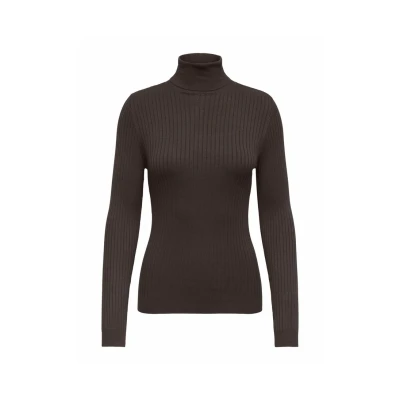 Afbeelding van Only Onlnew Karol L S Rollneckpullover E 15165075 Bruin Dames The Stone
