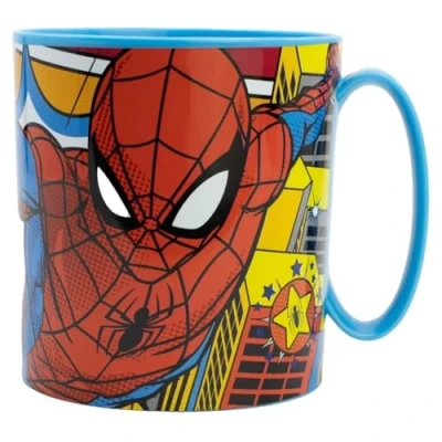 Afbeelding van ALMACENESADAN, Spider Midnight 5074 Beker, geschikt voor de magnetron, inhoud 390 ml, herbruikbaar