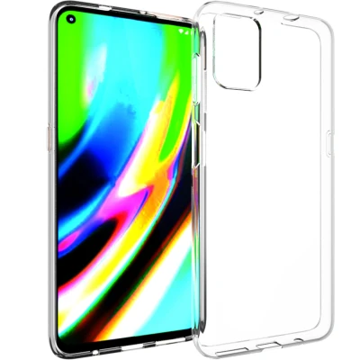 Afbeelding van Motorola Moto G9 Plus Hoesje Siliconen en TPU (zacht) Accezz Softcase/Backcover Transparant Telefoonhoesje