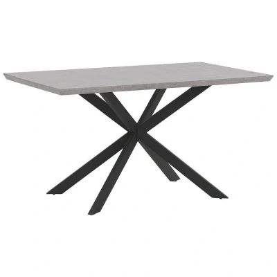 Afbeelding van SPECTRA Eettafel Grijs 80 x 140 cm MDF