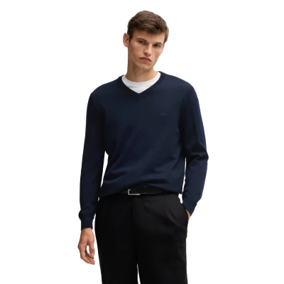Afbeelding van SINGLES DAY! BOSS Trui Baram Navy Heren Maat XXL Regular fit