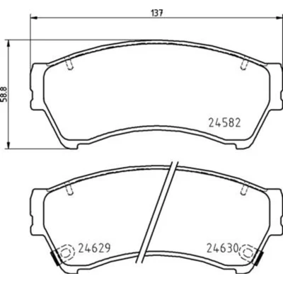Afbeelding van Brembo Remblokset P 49 060