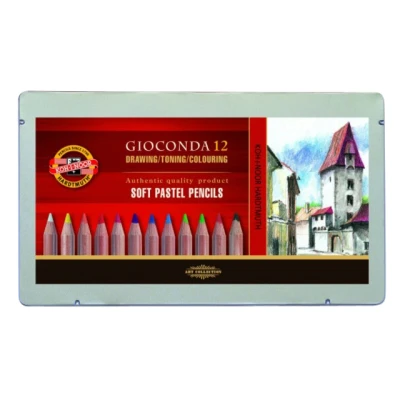 Afbeelding van Pastelpotlood Koh I Noor gioconda 12 assorti