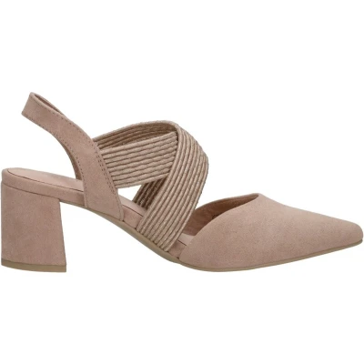 Afbeelding van Marco Tozzi Klassieke pumps, Dames, Maat: 37, Beige Textiel