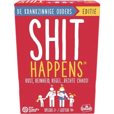 Afbeelding van Goliath Shit Happens De Krankzinnige Ouders Editie Kaartspel Nederlandstalig 18+