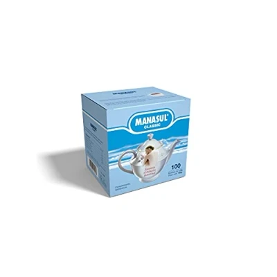Afbeelding van MANASUL Classic Laxerende infusie op basis van sen, citroenmelisse, munt, zoethout en groene anijs, 100% natuurlijk zonder bewaarmiddelen of toevoegingen. Doos met 100 zakjes.