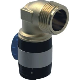 Afbeelding van Geberit FlowFit perskoppeling 90 graden overgangsbocht 20 x 3/4 pers