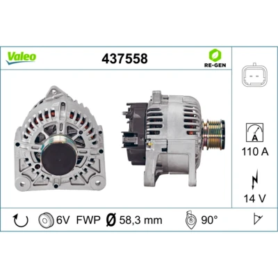 Afbeelding van Valeo Alternator/Dynamo 437558