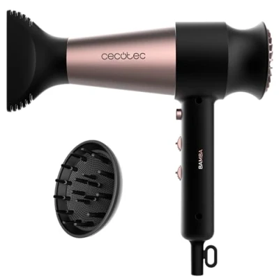 Afbeelding van Cecotec Haardroger Bamba IoniCare RockStar Retro. 2000W, Digitaal motor, 110000 tpm, Licht en stil, Ionentechnologie, Inclusief Concentrator Diffuser